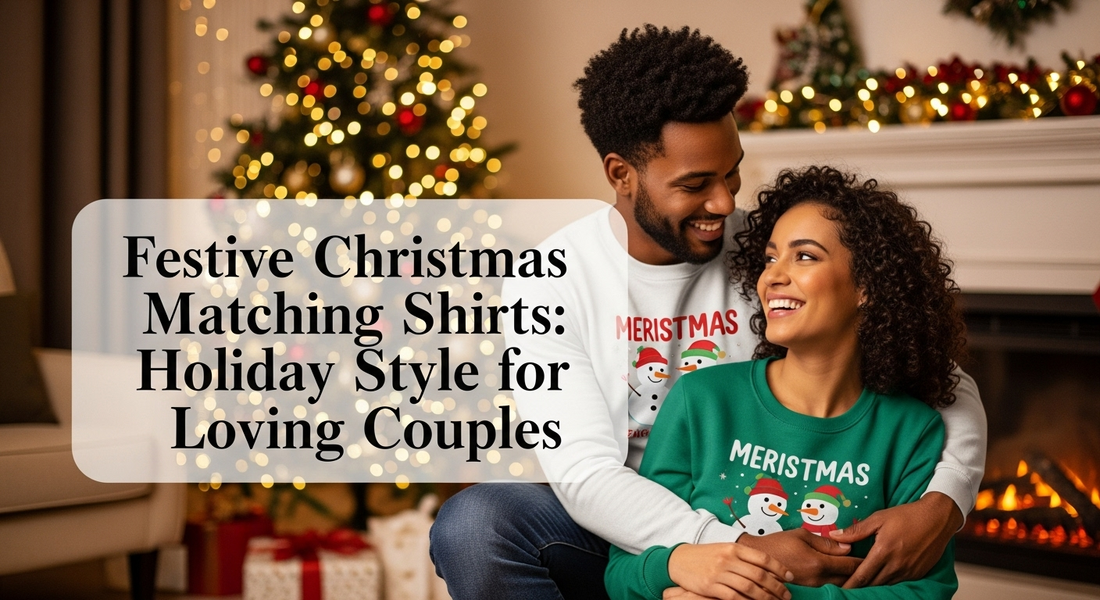 Festive Christmas Matching Shirts for Holiday-Loving Couples