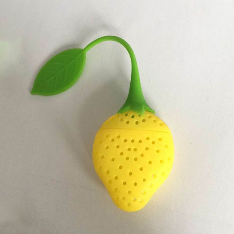 1pc Strawberry Tea Infuser Stainless Steel Tea Ball Leaf Tea Strainer for Brewing Device Herbal Spice Filter Kitchen Tools